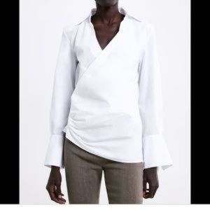 Zara Asymmetrical Blouse Small